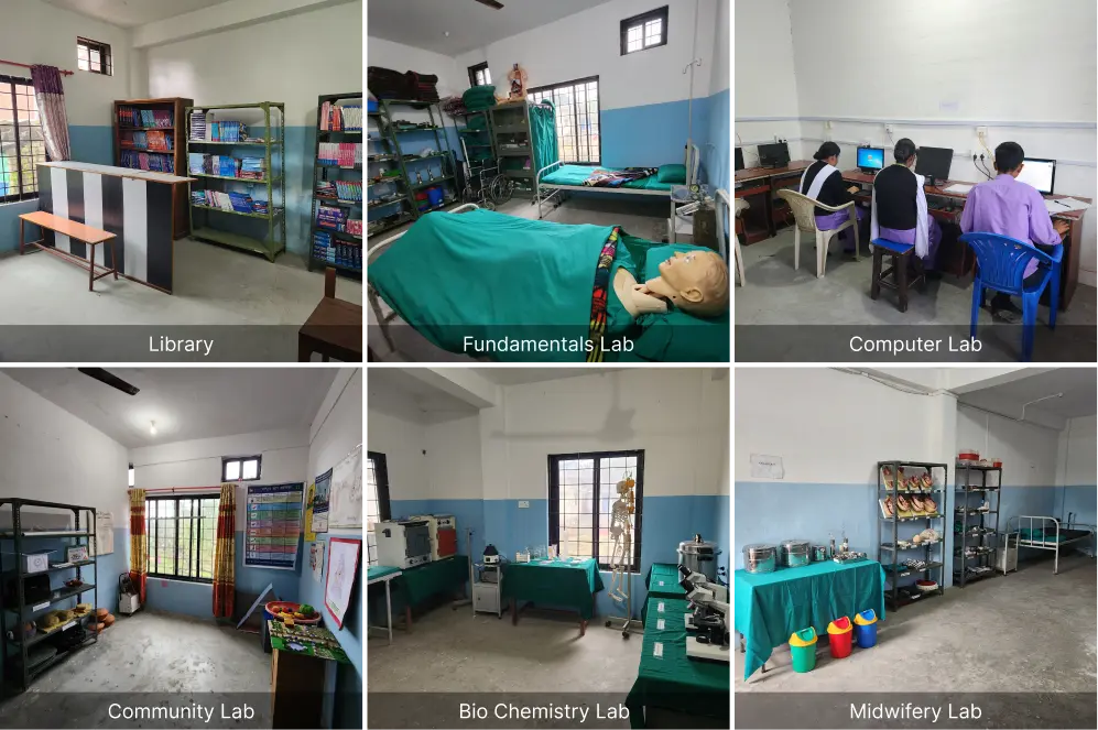 Facilities available at the campus.
